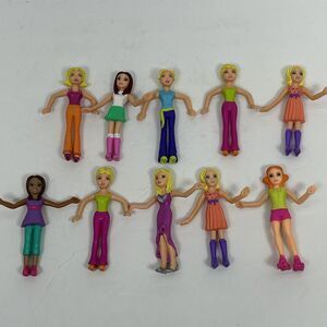 McDonald’s Happy Meal Toys 2006 2008 Polly Pocket Dolls Figures Lot of 10